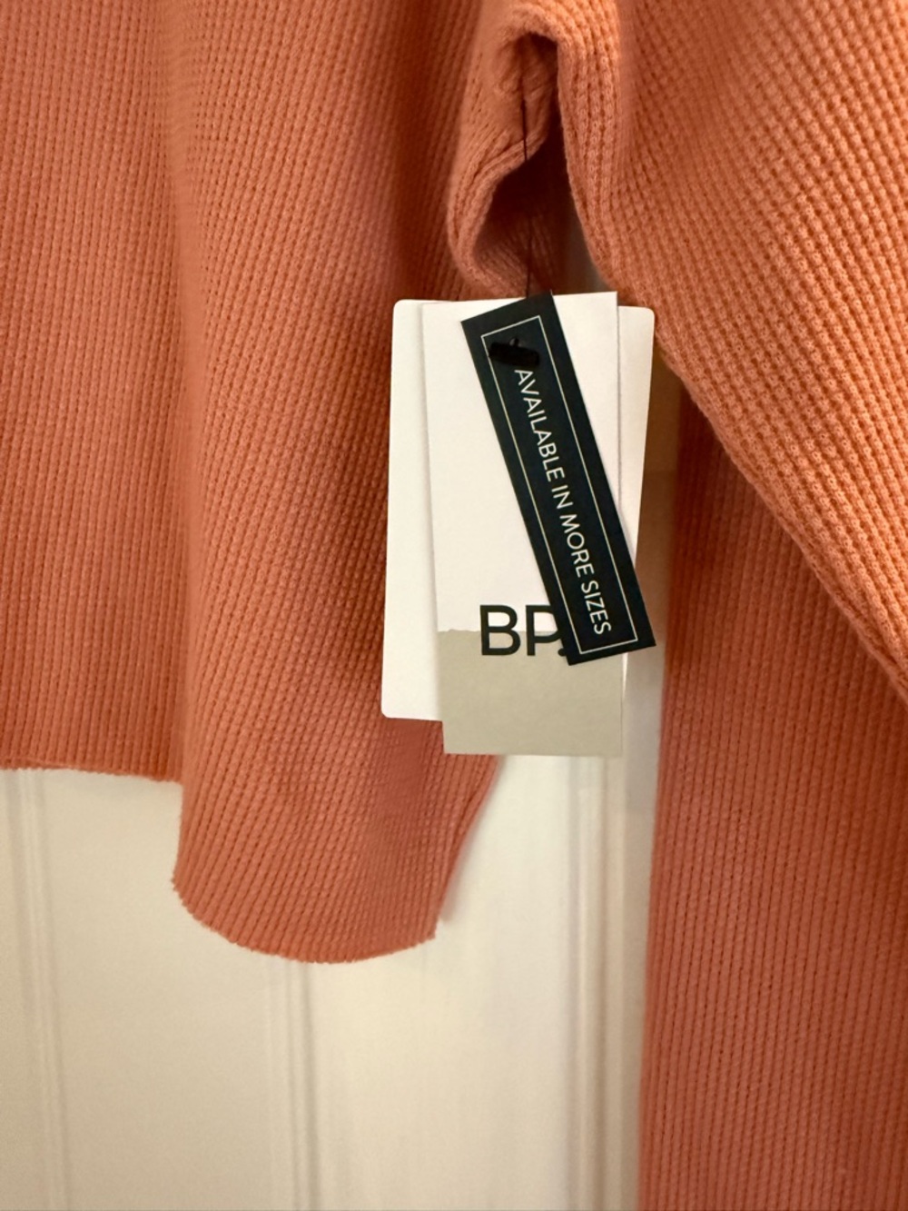 BP. Ribbed Button Crop Top In Dusty Rose - Picture 5 of 6